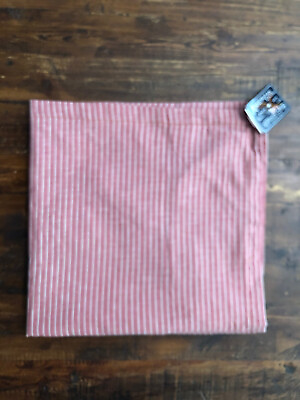 #ad American Living Euro Red And White Stripe Euro Sham Only One Nwt $20.00