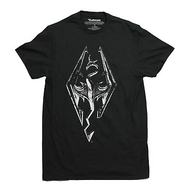 #ad The Elder Scrolls Skyrim New Adult T Shirt Classic Symbol $26.98