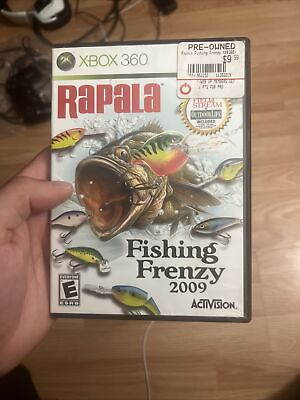 #ad Rapala: Fishing Frenzy 2009 Microsoft Xbox 360 2008 Complete untested $5.99