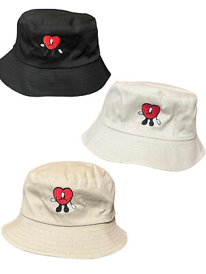 #ad Bad bunny embroidered bucket hat dopest hats ever unisex Adult size. $16.50