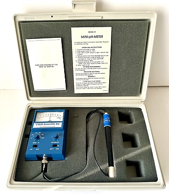 #ad VWR Scientific Inc. Model 47 Mini Digital pH Meter Portable Handheld w Case $325.00