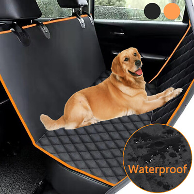 Waterproof Dog Car Seat Cover for Cat Pet SUV Van Back Rear Bench Protector Pad $23.92