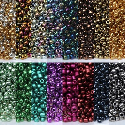 1000pcs 2mm Lacquer That Bake Charm Czech Glass Seed Beads DIY Bracelet Necklace $2.37