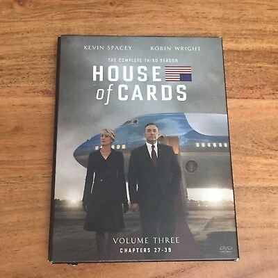 #ad House of Cards: The Complete Third Season DVD Kevin Spacey $17.99