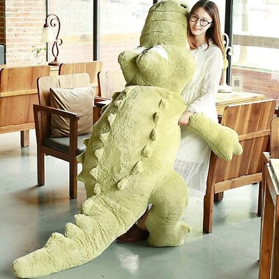 #ad New Plush Toys Large Crocodile Doll Pillow Birthday Gift Boy Animal Plush Toys $43.14