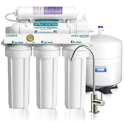 #ad APEC WATER 6 Stage 75 GPD Alkaline Reverse Osmosis Water Filter System ROES PH75 $239.99