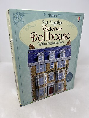 #ad Usborne Slot together Victorian Dollhouse With Book 2015 $25.95
