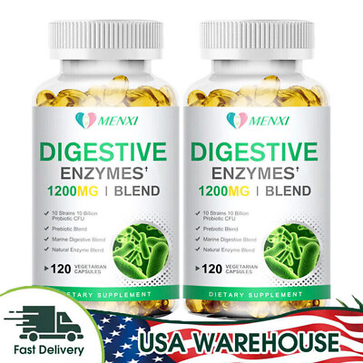 #ad Digestive Enzymes Probiotics Tablets Healthy Gut amp; Digestion Aid 2×120 Pills US $23.09