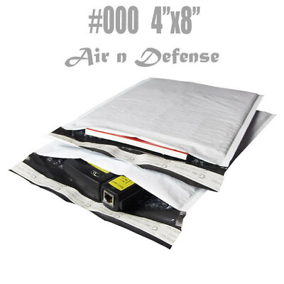#ad 500 #000 4x8 Poly Bubble Padded Envelopes Mailers Shipping Bags AirnDefense $36.57