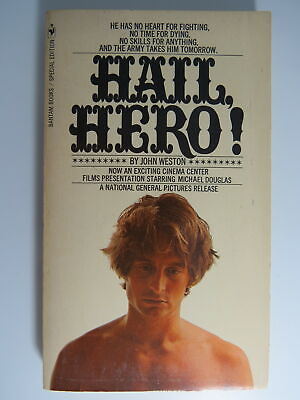 #ad HAIL HERO Weston John 1969 First Paperback Edition Second Printing $42.50