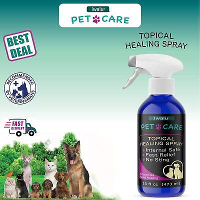 #ad Dog FLEA And TICK Medicated Heal Soothe Lick Safe Cats Dogs Love It SHIPS FREE $34.95