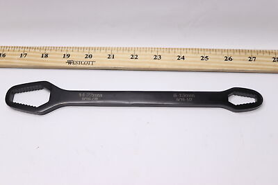 #ad MagiDeal Repair Wrench Chrome Vanadium Steel Black Sand Blasted 14 22mm amp; 8 13mm $6.80