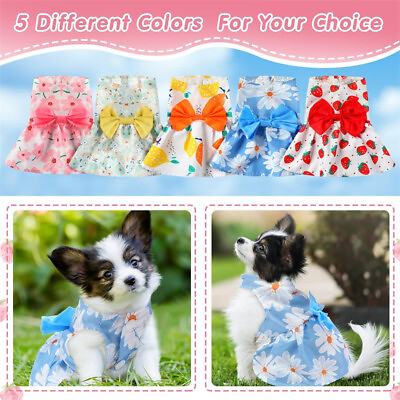 #ad Small Pet Dog Cat Summer Lace Skirt Princess Tutu Dress Puppy Clothes Apparel $8.63