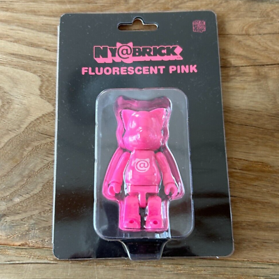 #ad Medicom Toy NY@BRICK 100% Fluorescent Pink by TOKYO SKYTREE TOWN Solamachi NEW $46.00