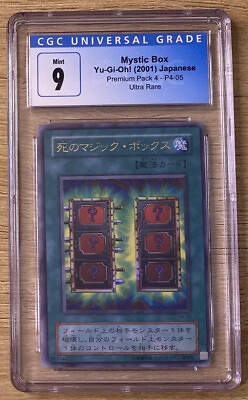#ad Mystic Box CGC 9 Yugioh Card Japanese Ultra Rare Mystic Box P4 05 Near Mint $39.99
