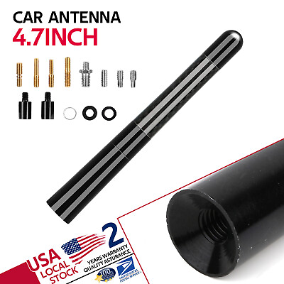 #ad 4.7quot; Carbon Fiber Black Radio OEM FM Car Antena Kit For Dodge Ram 1500 2009 2023 $9.99