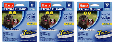 #ad Hartz UltraGuard Flea amp; Tick Collar for Large Dogs Water Resistant 3 pack $13.99