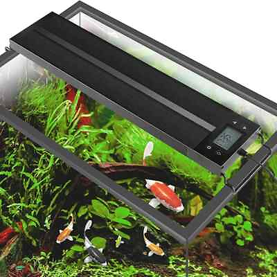 #ad automatic switch aquarium light full spectrum fish tank light aquatic plants $240.38