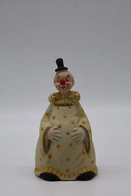 #ad Vintage Price Products Porcelain Clown Bell Polka Dots $9.99