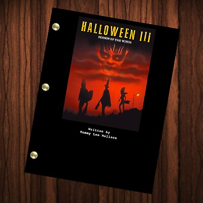 #ad Halloween III Season Of The Witch Movie Script Reprint Full Screenplay $24.99