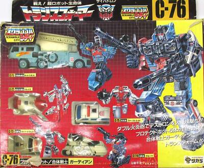 #ad Takara Fight Super Robot Life Form Trans Formers C 76 Protect Bot Combined Warri $581.60