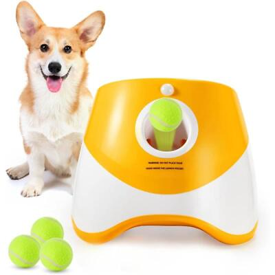 #ad 1 Piece 3 Mode Adjustable Pet Toy3pcs Tennis BallAutomatic Dog Ball Launcher $72.00