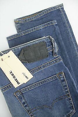 #ad DIESEL Denim Jeans Men#x27;s SLIM TAPERED BUSTER 0837I STRETCH Blue RRP £150 ITALY GBP 89.99