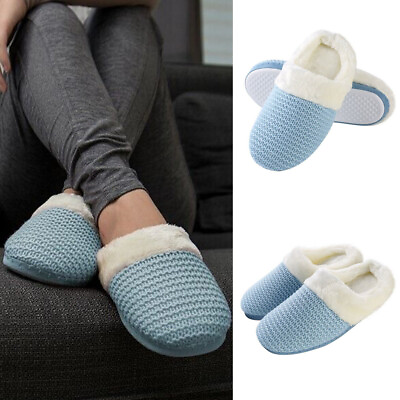 #ad Winter Warm Plush Soft Cotton Slippers Women Fashion Cozy Indoor Bedroom Shoes $19.99