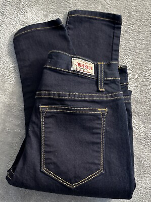 #ad Judy Blue Jeans Size 1 24x29 Skinny Fit Stretch Dark Wash Blue Denim #8190 $24.73
