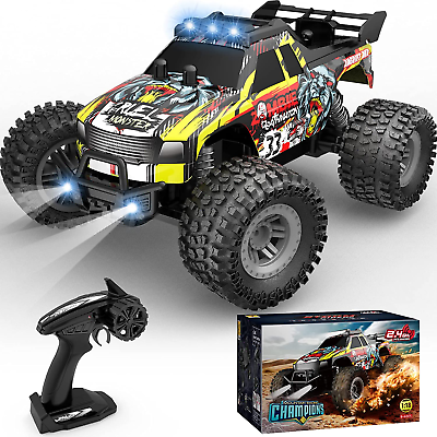 #ad Remote Control Car for Boys amp; Girls All Terrain amp; Off Road Monster Truck with F $66.88