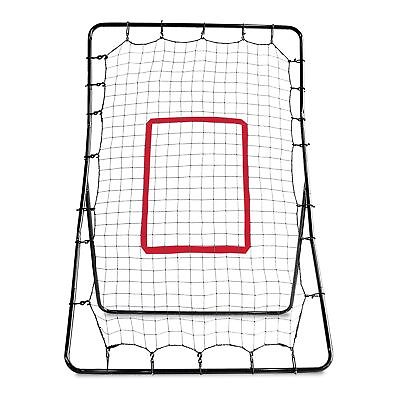 #ad Pitch back Baseball Trainer for Throwing Pitching and Fielding 4.8#x27; by 2. $31.49