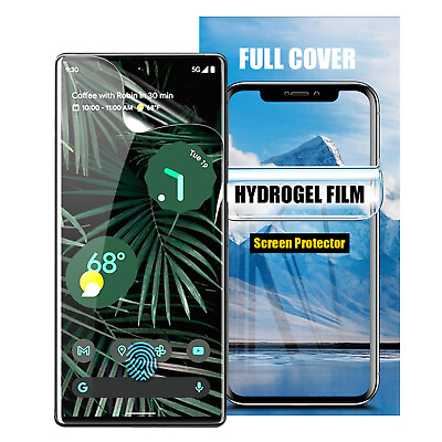 #ad 3 Packs Hydrogel Film Soft Screen Protector For Google Pixel 6 6A 7 7A 8 8 Pro $3.28