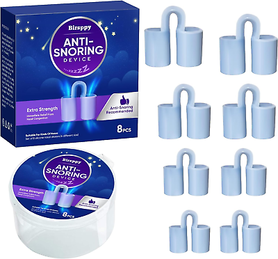 #ad Anti Snoring Devices 4 Sizes Silicone Reusable Nose Vents Nasal Dilators for Br $43.99