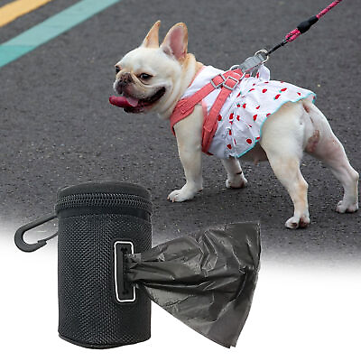 #ad Poop Bag Holder Zipper Closure Carry Easily Cat Dog Poop Bag Dispenser Pet $8.20