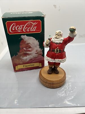#ad Willitts Galleries Coca Cola Santa Claus Figure Carrying Bottle $12.00