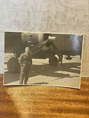 #ad WW2 WWII Army Air Force Bomber Photo Z1 $6.99