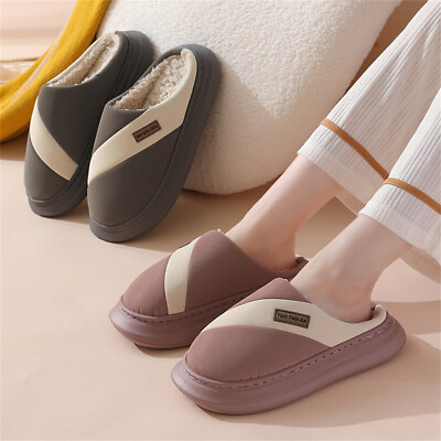 #ad Women#x27;s Plush Memory Foam Slippers Winter Warm Comfort Home Slippers Fleece Line $30.84