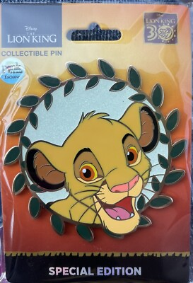 #ad Simba Lion King Disney Pin Pink A La Mode Springtime Friends LE 300 $74.95