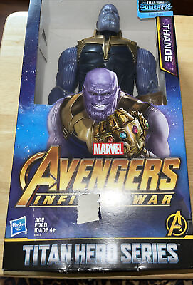 #ad Avengers: Infinity War Titan Hero Series 12”. Thanos Action Figure 2017 Boxed $29.99