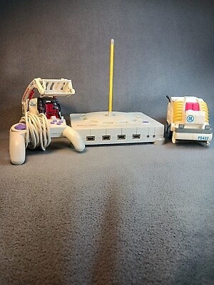 #ad Vtg Rokenbok Toy System Deck Two Vehicles And Controller Untested For Parts... $98.90