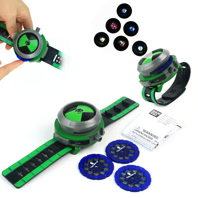 #ad Children Kids Ben 10 Ultimate Omnitrix Watch Illuminator Projector Watch Toys $13.69