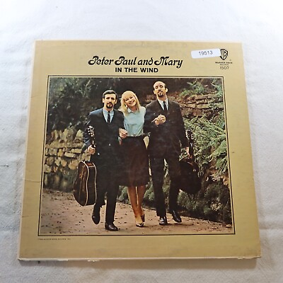 #ad Peter Paul And Mary In The Wind Record Album Vinyl LP $4.04