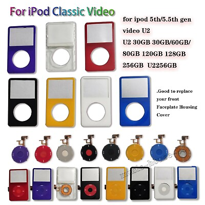 #ad #ad Front Face Plate Turntable Dots Apple iPod Classic Video 5 5.5th Gen 30GB $9.99