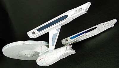 #ad DIY Star Trek Enterprise Paper Model AU $54.51