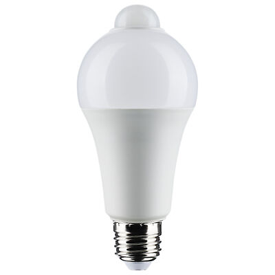 #ad Motion Sensor Activated Light Bulb LED 120V 12W =75W A19 E26 5000K Natural Light $10.99