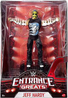 #ad WWE Entrance Greats Jeff Hardy Action Figure with Electronic Base Music New $19.99