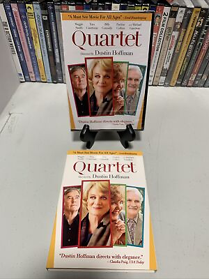 #ad Quartet Dustin Hoffman DVD 2013 NEW W Slipcover Maggie Smith Buy 3 Get It Free $6.79