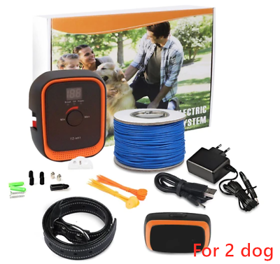 #ad Beep Vibration amp; Shock Mode Waterproof In Ground Electric Fence For Dog $119.90