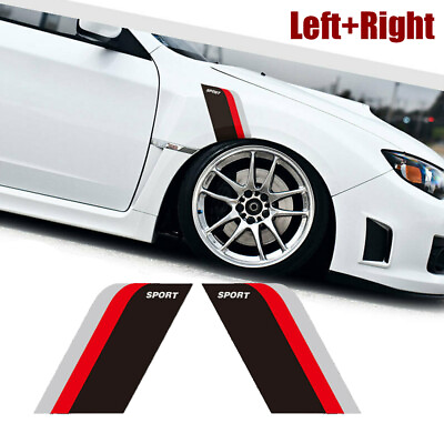 #ad Car SPORT Door Fender Side Racing Sticker Graphic Decal Sticker Trim Accessories $12.49