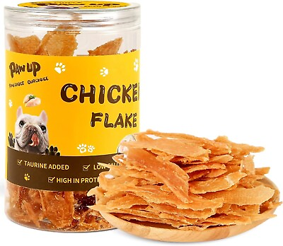 #ad Chicken Jerky Crisp Flakes Dog Treats Chip Training Rewards High Protein 6 oz $15.99